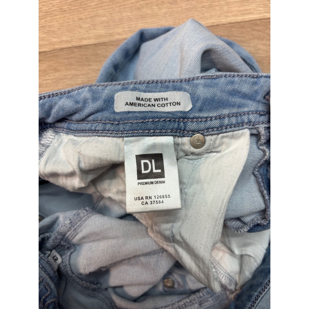 DL1961 Emma Low Rise Legging Skinny Jeans Somer Light Wash Stretch Denim 27 - Picture 5 of 10